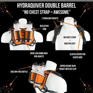 Orange mud hydraquiver double barrel unisex